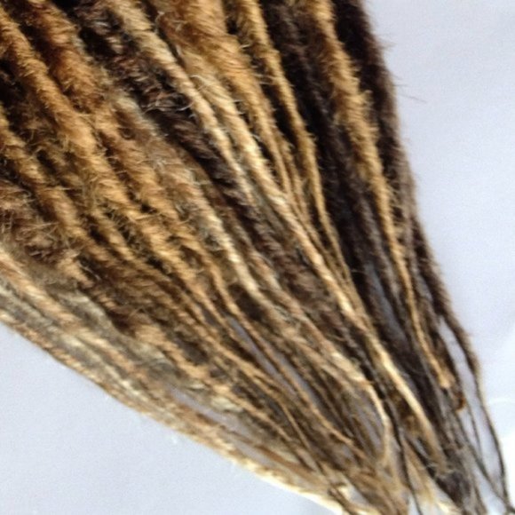 Brown Blonde Auburn Dread Dreadlock Hair Extension